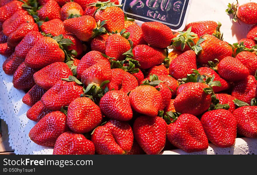 Fresh strawberries