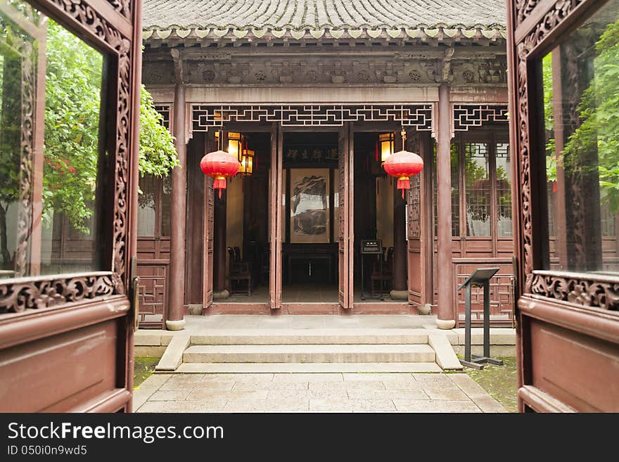 A chinese traditional building