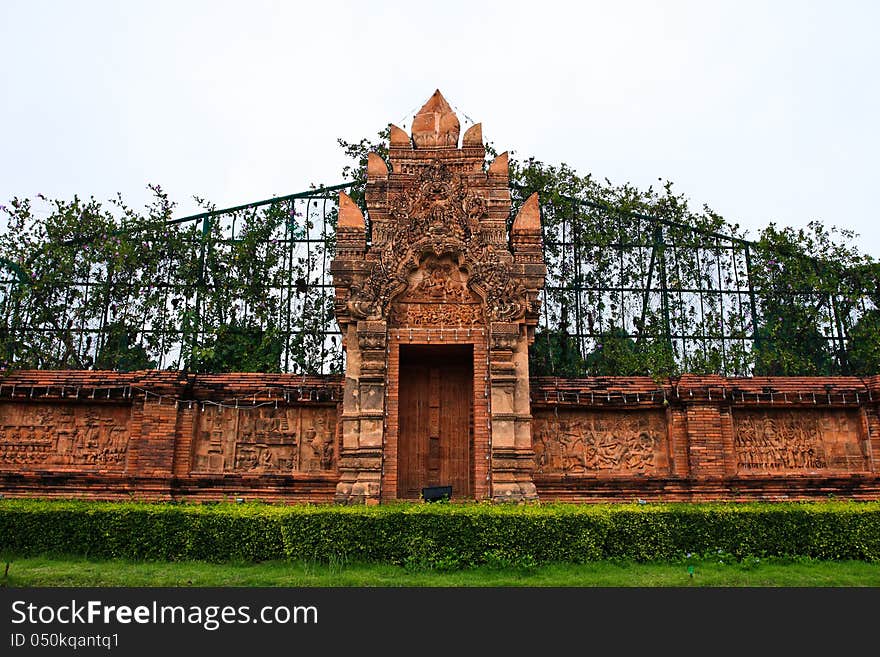 Details of the castle rock arch in the north of Thailand. Details of the castle rock arch in the north of Thailand.