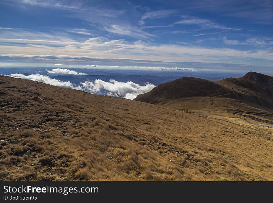 In the top of the mountains