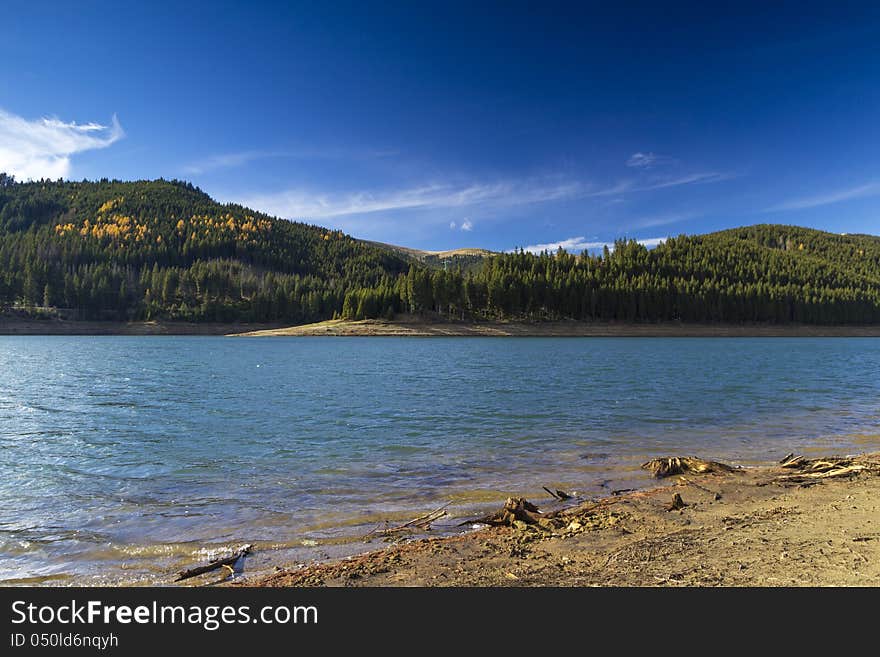 Lake in the mountains