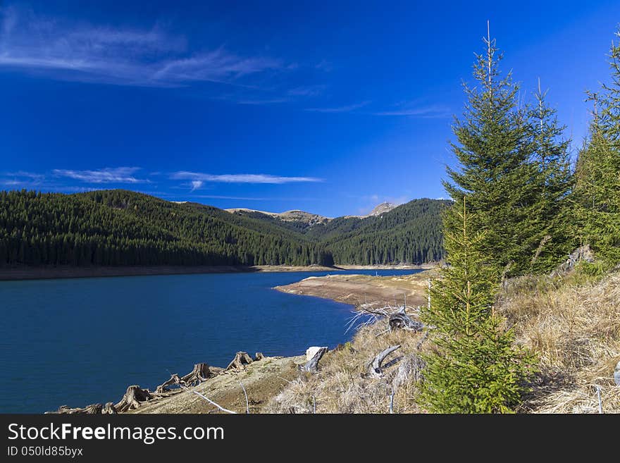 Lake in the mountains