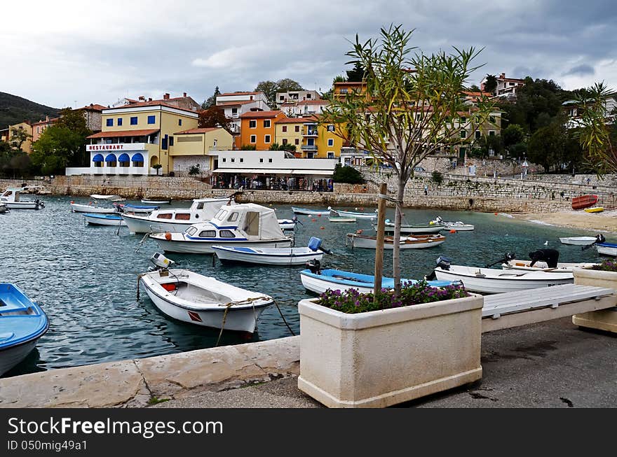 Rabac - beautifull small village at the adriatic sea