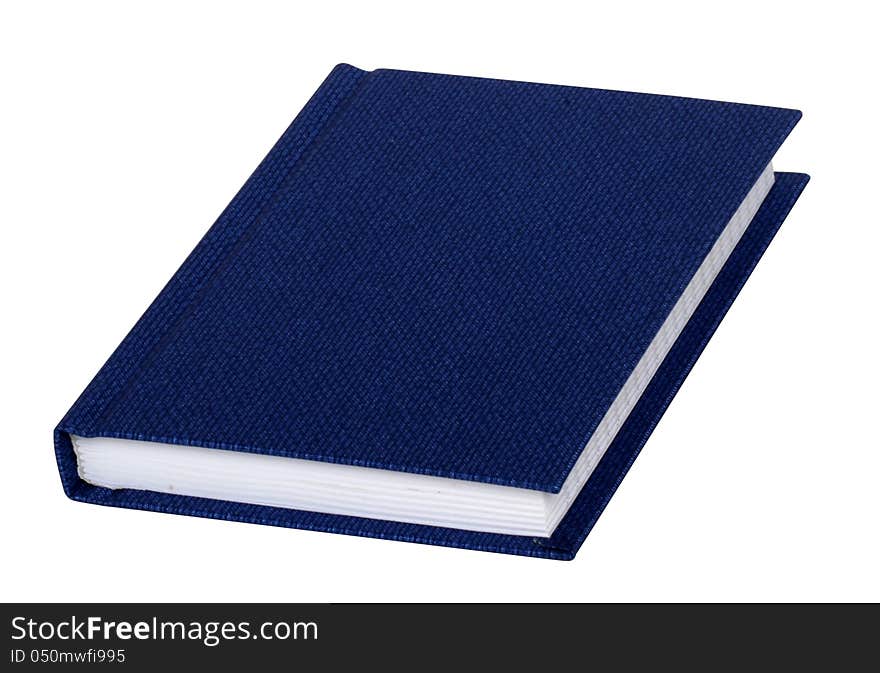 Blank Blue Book Cover