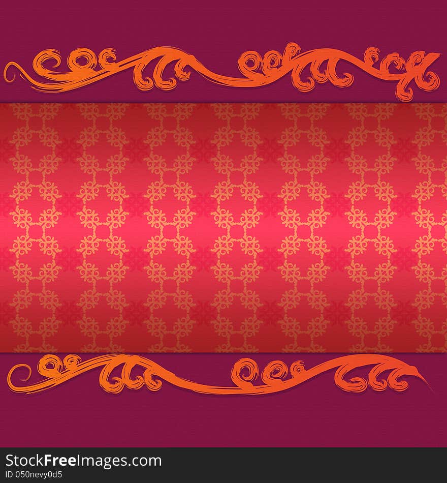 Illustration of a beautiful floral pattern vintage background. Illustration of a beautiful floral pattern vintage background.