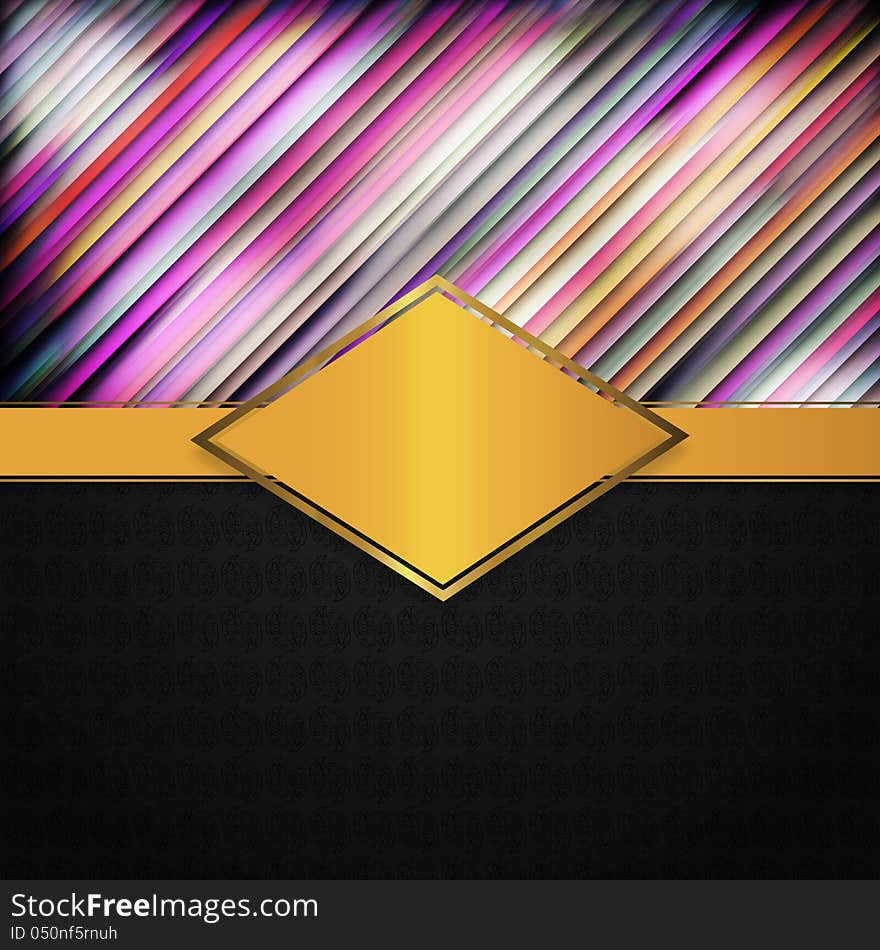 Abstract background with glowing stirpes, invitation card, template for design. Abstract background with glowing stirpes, invitation card, template for design.