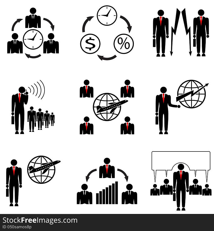 Set of icons for business. Fully editable vector. Change the color. Set of icons for business. Fully editable vector. Change the color.