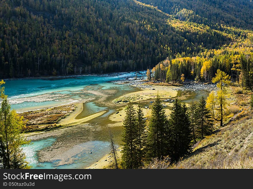 China Xinjiang kanas scenery