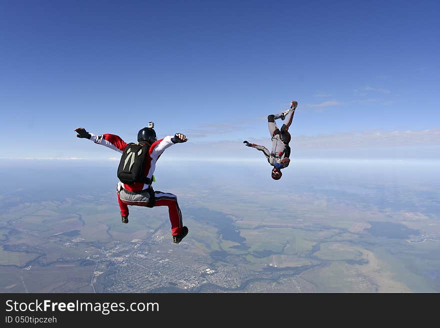 Skydiving photo.