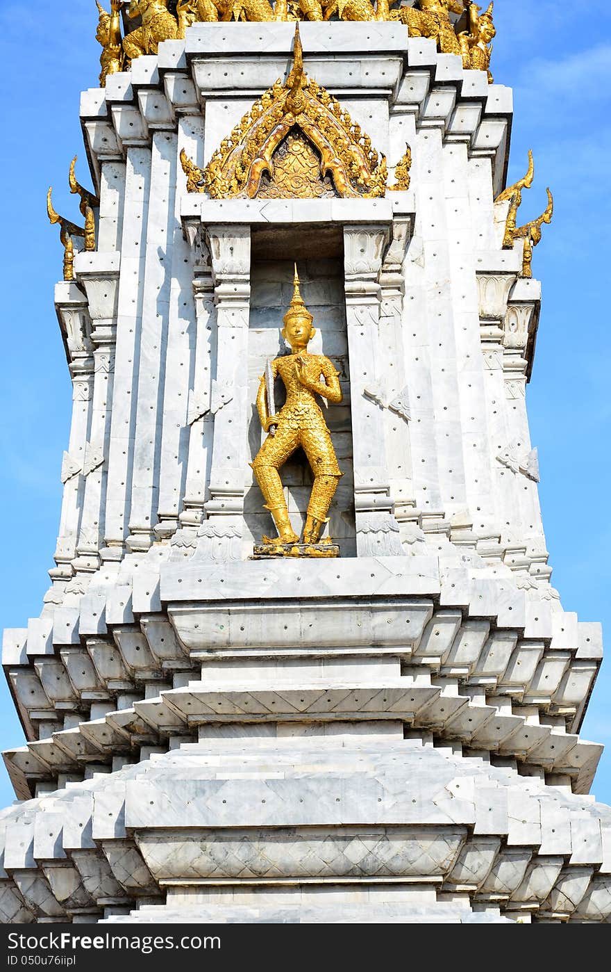 Pagoda of Thai's Temple at Wat Pho, Bangkok, Thailand. Pagoda of Thai's Temple at Wat Pho, Bangkok, Thailand