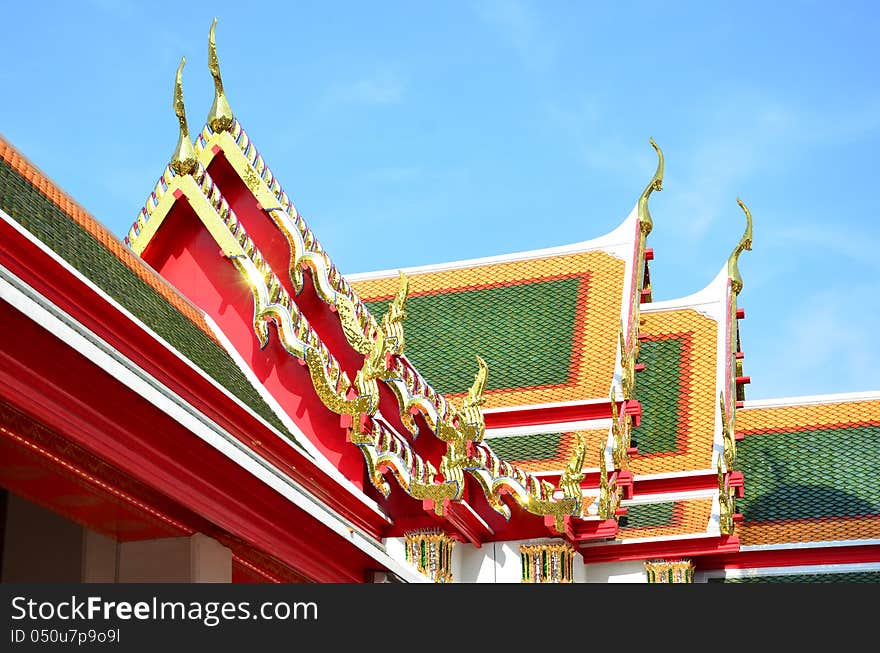 Roof of Thai Temple