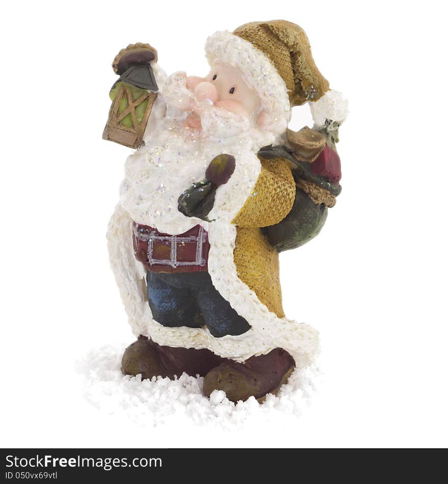 Santa Claus Figurine Isolated