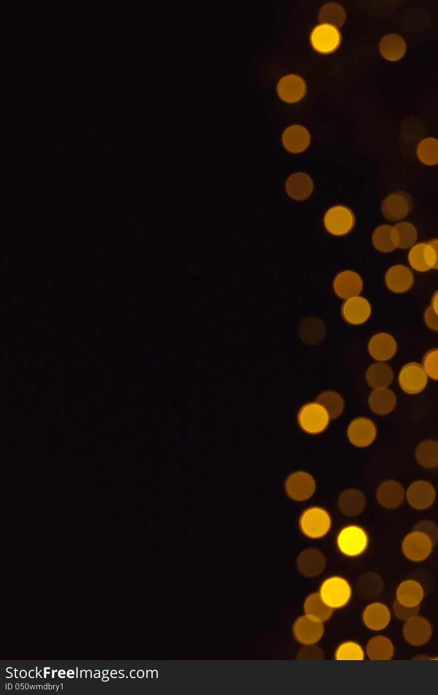 Defocused abstract christmas background, out of focus light spots forming a soft background