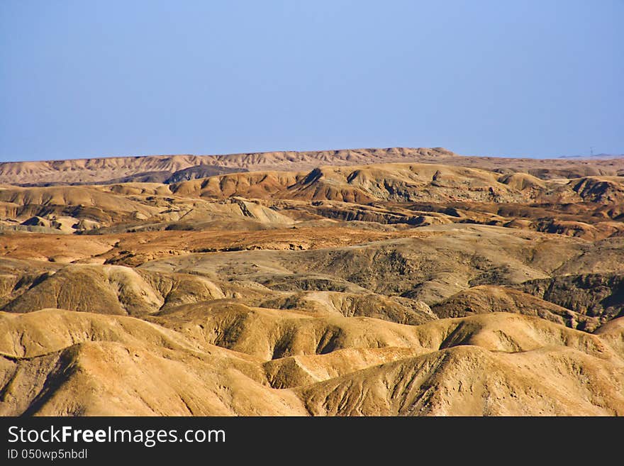 Land of rock in Namibia