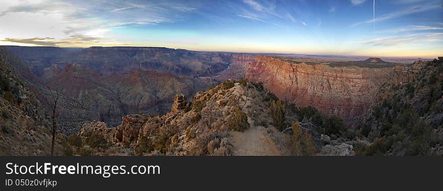 Panorama Of Grand Canyon