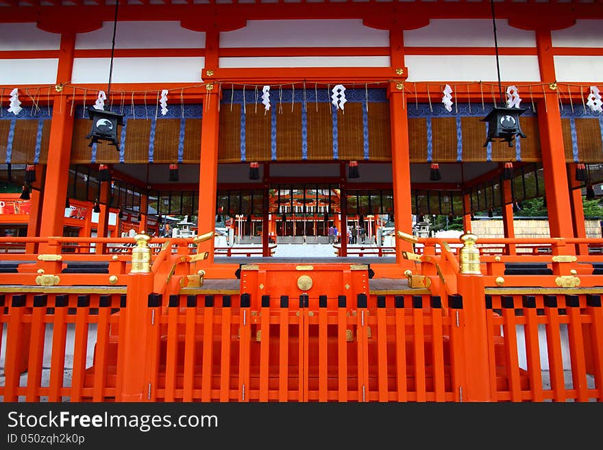 Fushimi Inari Shrine In Japan