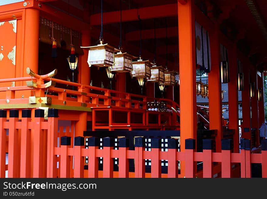 Fushimi Inari Shrine In Japan