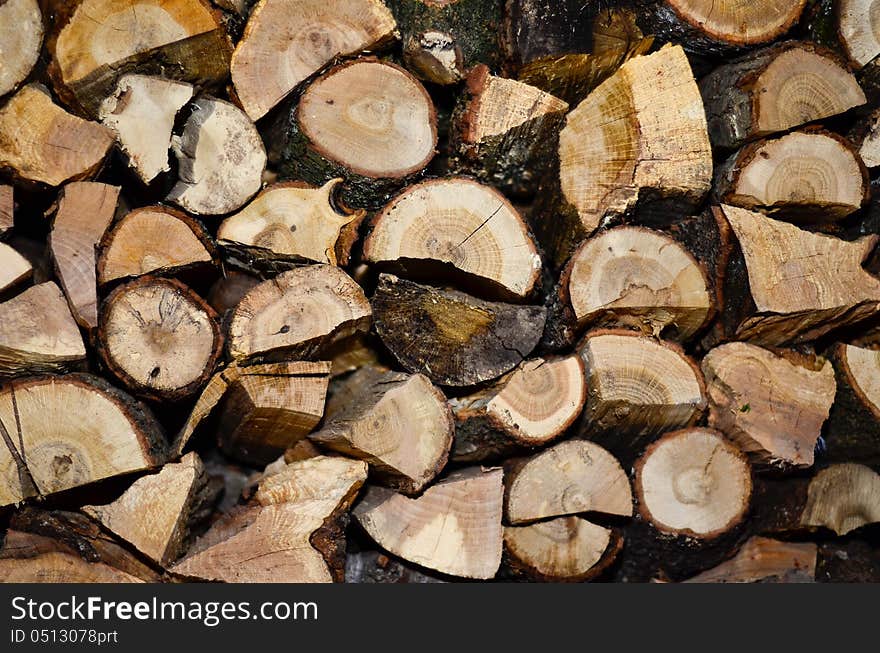 Wood chopped firewood fire lumber timber tree texture stack pile. Wood chopped firewood fire lumber timber tree texture stack pile