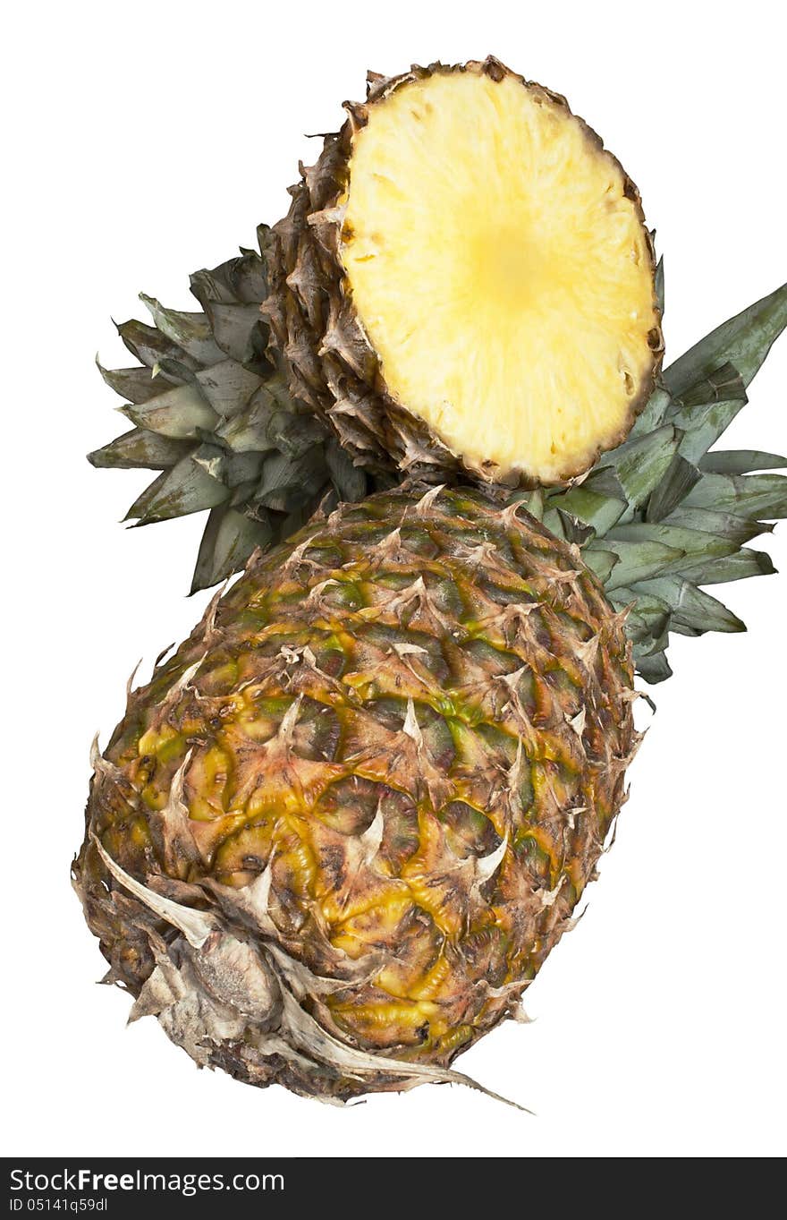 Pineapple On White