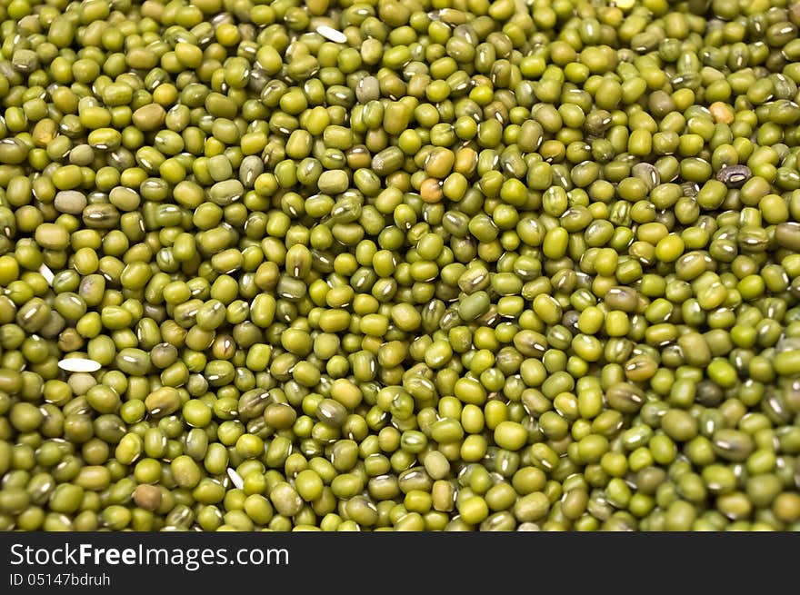 Close view of Green Bean at the traditional market. Close view of Green Bean at the traditional market