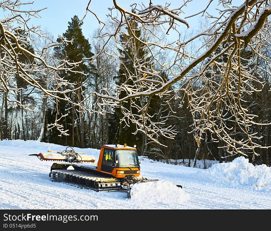 Preparation Of The Ski Track