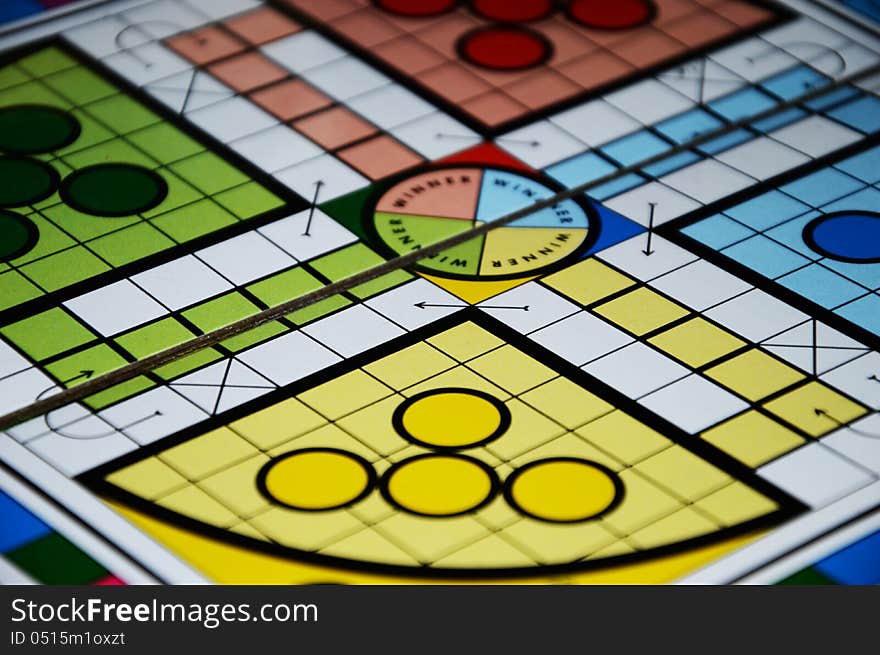 Ludo Board of different Colors