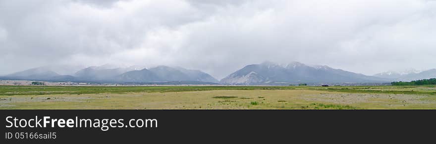 Misty Mountains In The San Juan Mountains Of Colorado