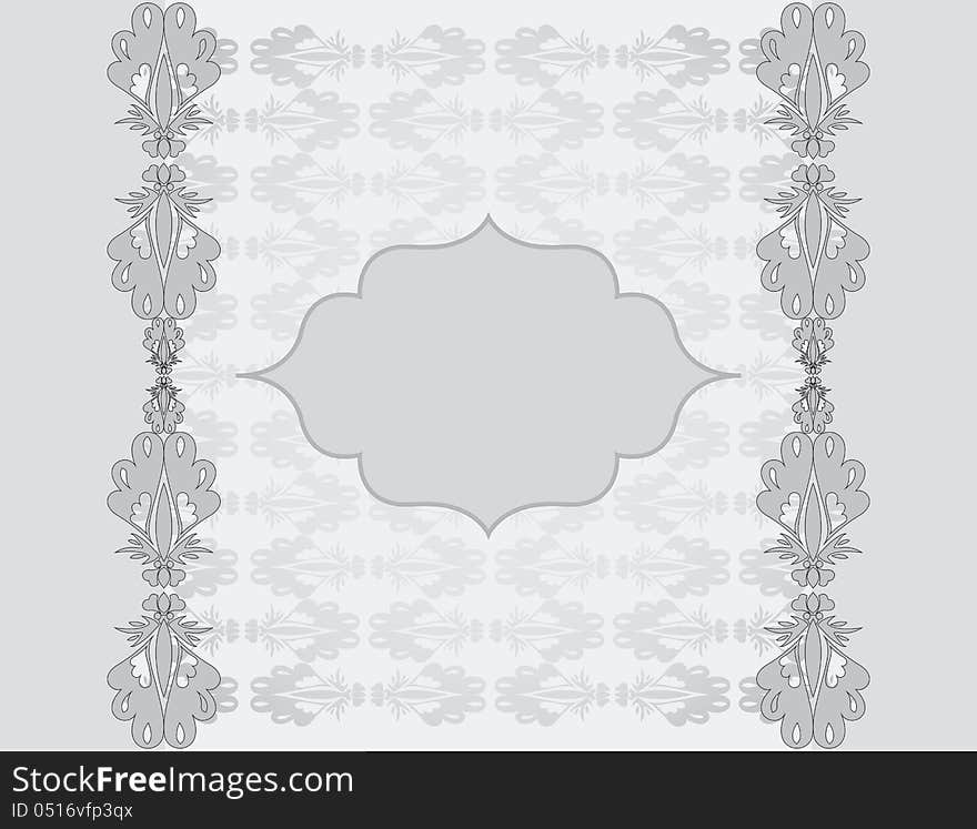 Delicate vintage style frame background. Delicate vintage style frame background