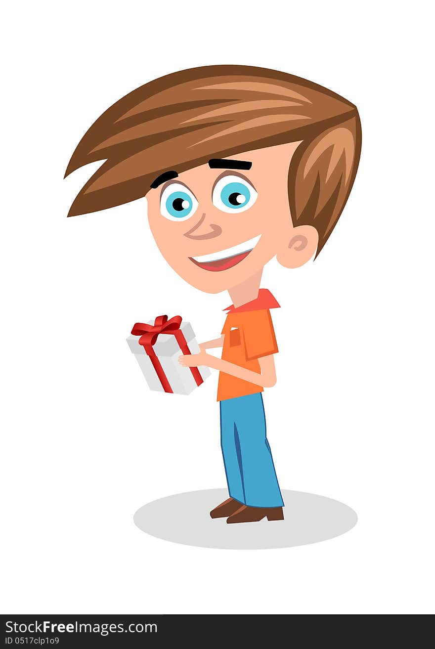 Boy with a gift