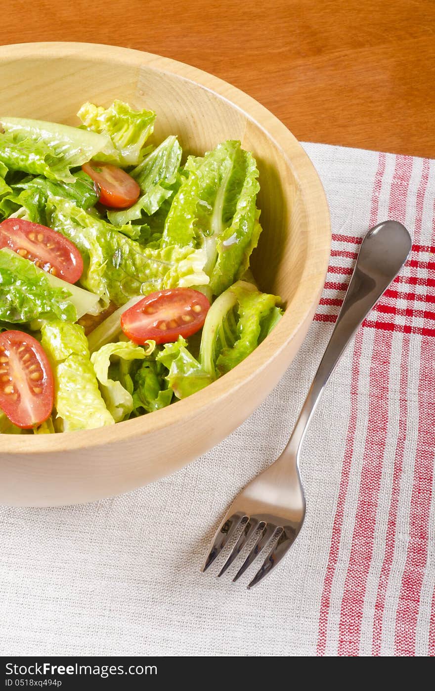 Romaine and Grape Tomato Salad 2