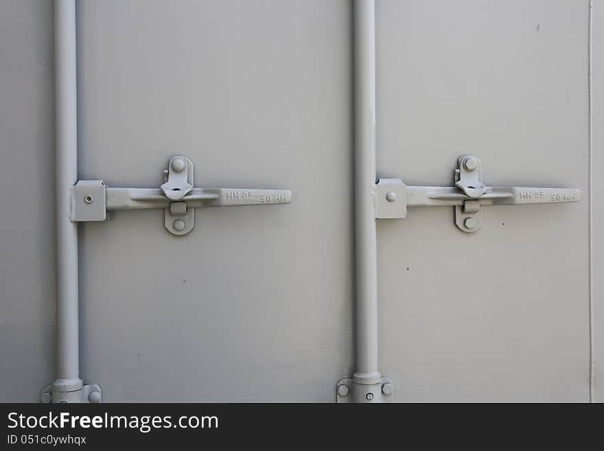 Double Door handle lock the steel door