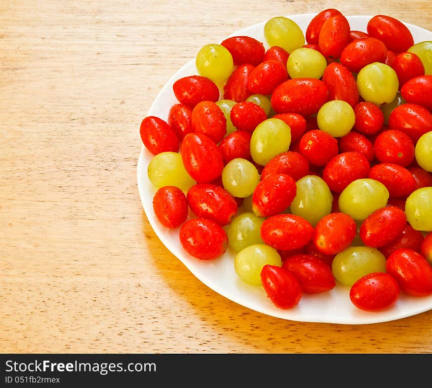 Tomato and Grapes