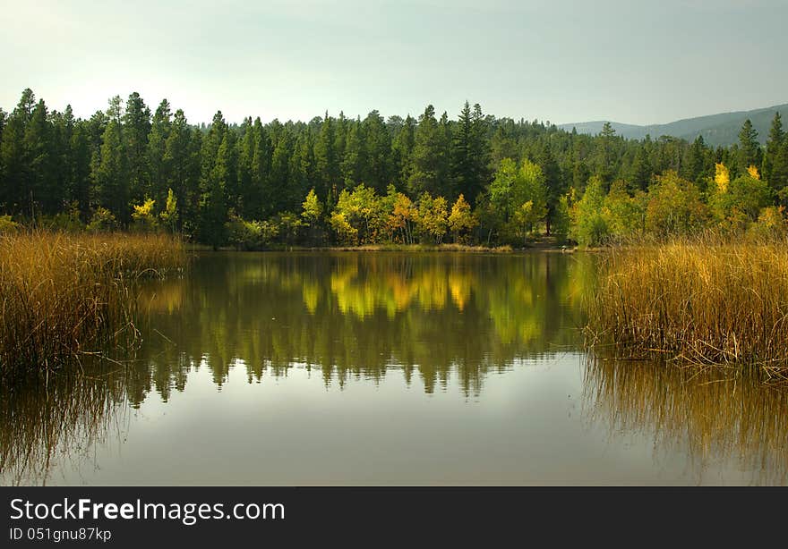 Reflective Mountain Lake