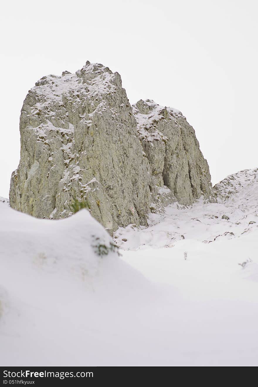 Mountains In Winter