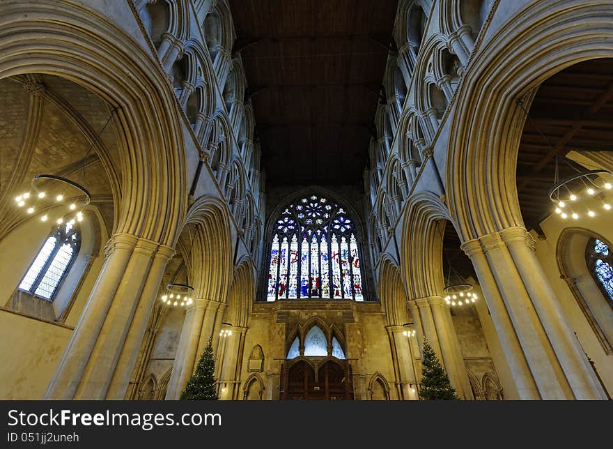 St Albans Abbey arches