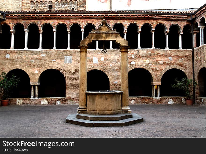 View of historical place in bologna