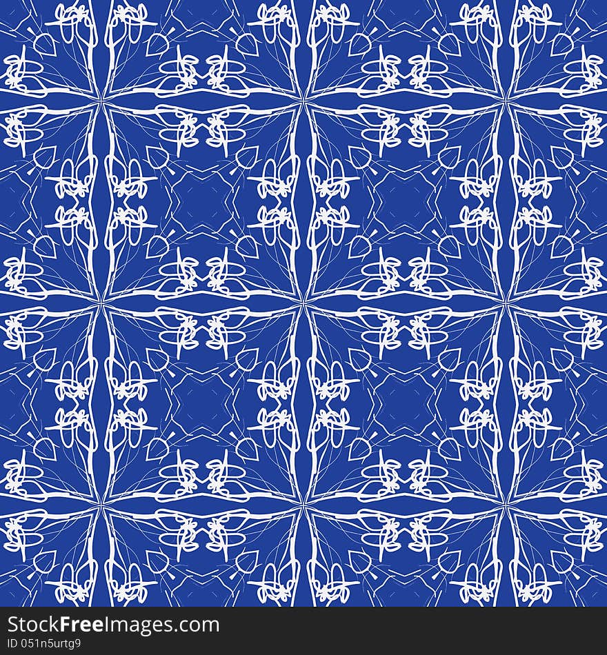 Mediterranean seamless vector tiles design