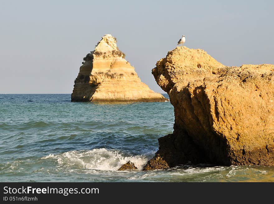 Portuguese rocky coastline