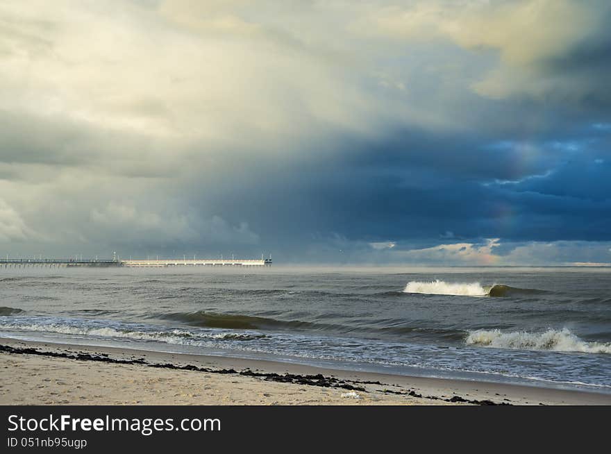 Sunrise at the Baltic Sea, Palanga