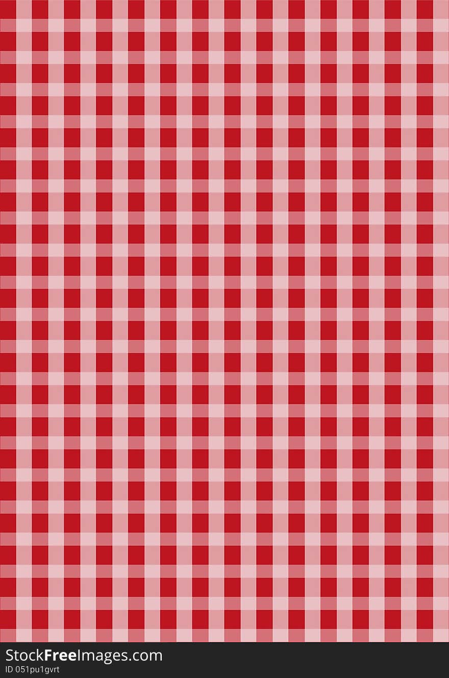 Red Seamless Grid Pattern Background