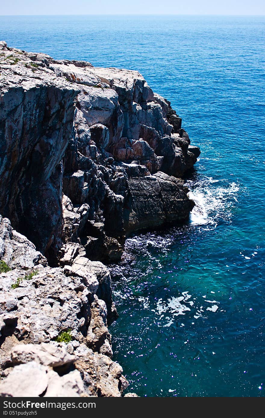 Rocks in the sea