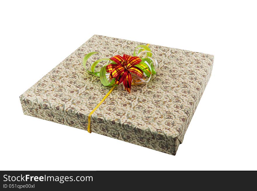 Gift Paper Box Isolated White