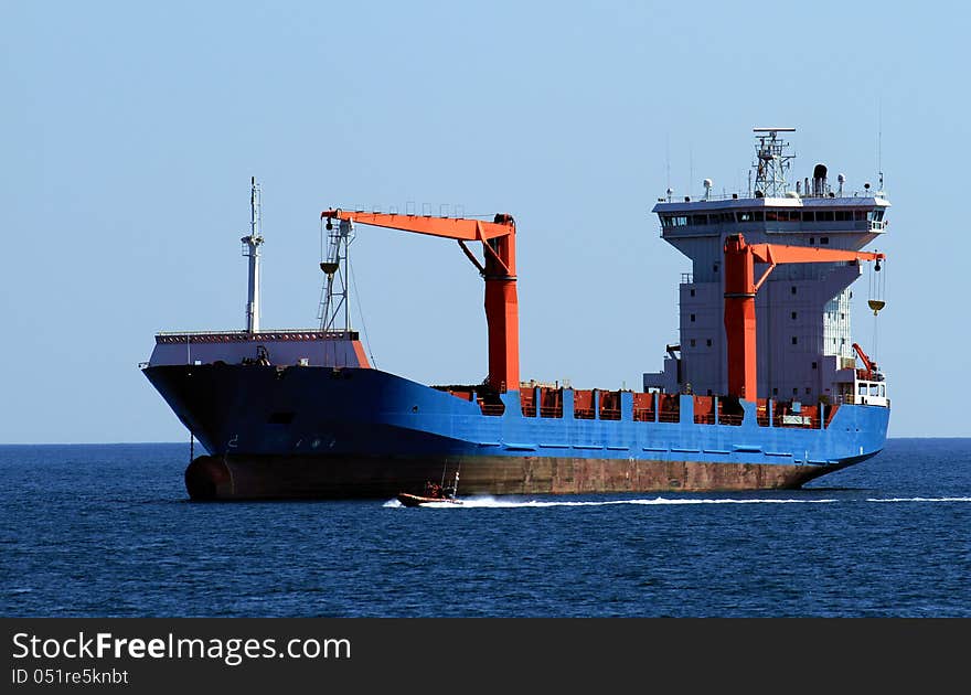 Container anchored