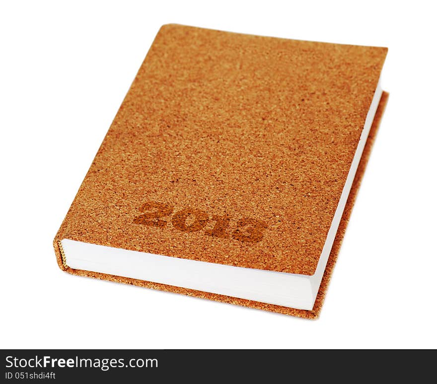 Diary Book Isolate On White Background