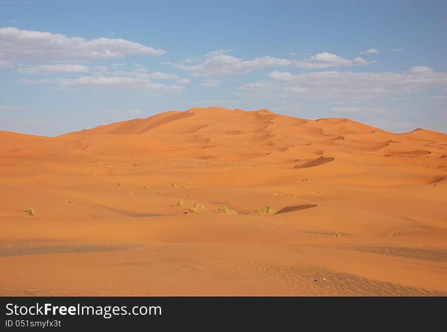 Sand Dunes of Erg Chebbi in the Sahara Desert, Morocco