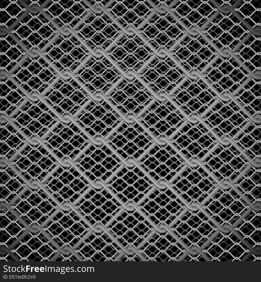 Metal chain link fence background