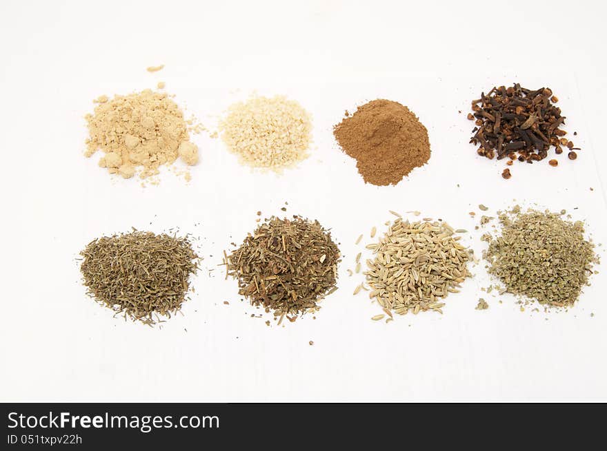 Set of spices