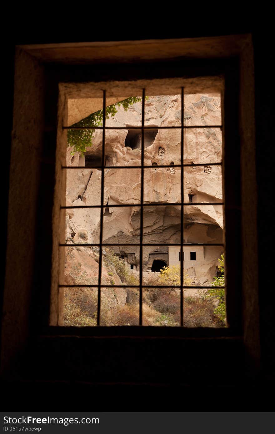 Famous city  Cappadocia in Turkey