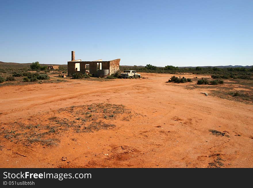 Abandoned Homestead Australian Outback