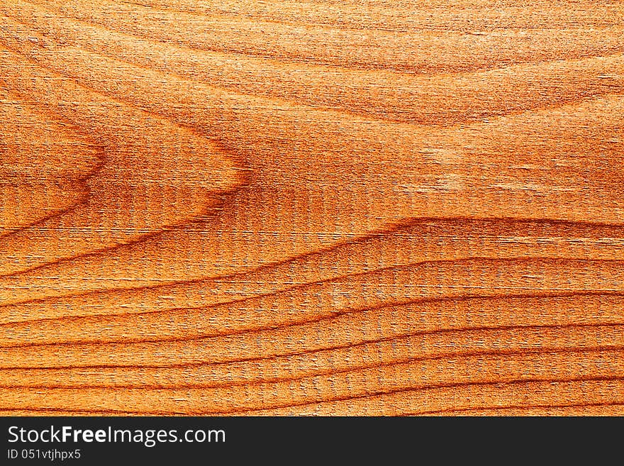 The red wooden boards close up.